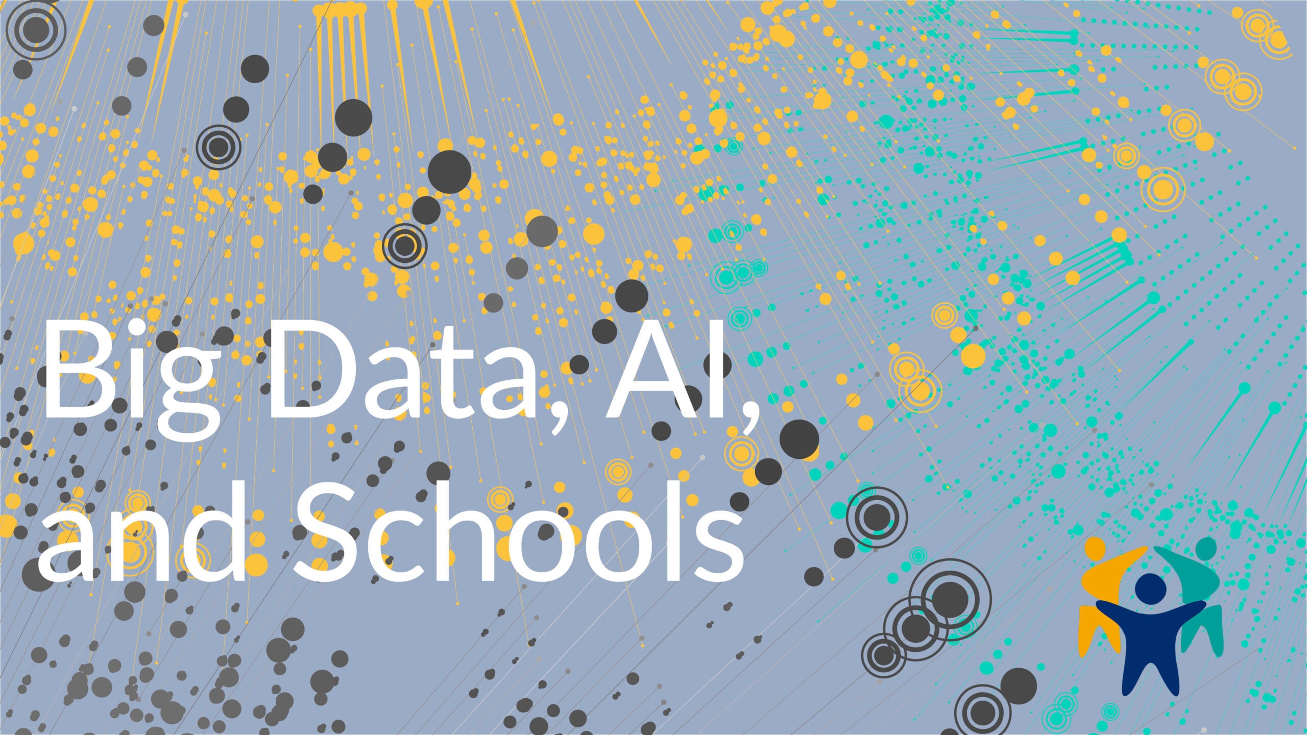 Abstract image showing the connections between Big Data, AI, and schools, supported by the International Parents Alliance