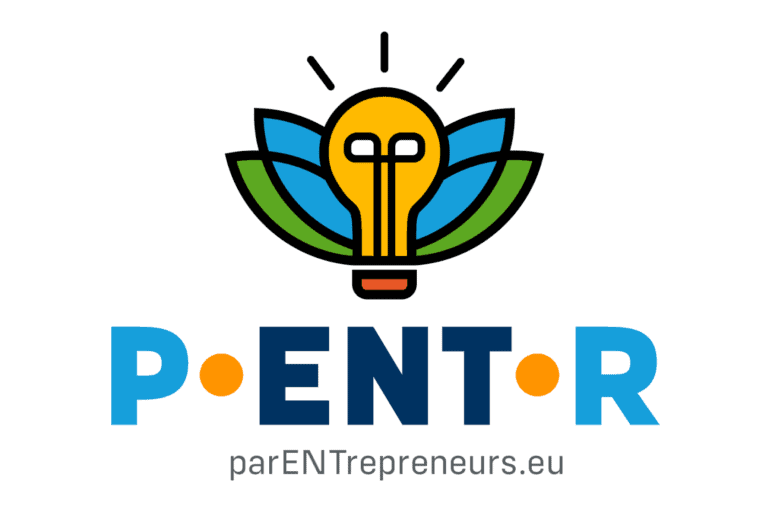 Official logo of ParENTrepreneurs International Training, featuring a stylized family icon symbolizing parental support and empowerment